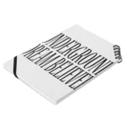 BLACK SHEEP ORIGIN SUZURI SHOPのUNDERGROUD DREAM BELIEVER Notebook :placed flat