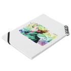 くまざきゆうのデザインストアの自由への冒険 Notebook :placed flat