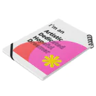 発達でこぼこショップのADHD「Artistic Dedicated Hopeful Dreamer」 - あなたの個性を大切にするアイテム Notebook :placed flat