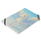 Rumico’s Little Dragonのチビ龍のお友達❤️ペガサス Notebook :placed flat
