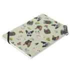 noe_to_meg (ノエとめぐ)の2022春フレブル服non.booコラボノート【パステルグリーン】 Notebook :placed flat