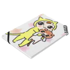さぼてんのネコミュニケーションのにぃたんと一緒 Notebook :placed flat