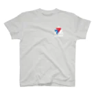 サミー商店CUSTOMの777リーグ 公式ホワイトロゴ ワンポイントTシャツ(G73-13) One Point T-Shirt