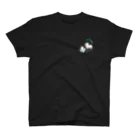 moco_yagikatsuの【プールサイドのライトとナギ#ヤギ】ワンポイント・バックなし One Point T-Shirt