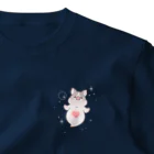 しらたまちゃんSHOPu〜🐽のブタオネ One Point T-Shirt