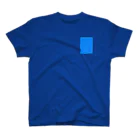 mirinconixのアシモフのロボット3原則とロボットの落書き  セルリアンブルー One Point T-Shirt