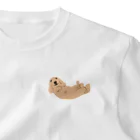 ぺろぺろぺろぺろ【せいこせんせい】のダックスフンド　クリーム【せいこせんせい】　ダックスフント One Point T-Shirt