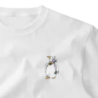 IKEBUKURO難病カフェ（いけぶくろなんびょうかふぇ）のペンギン田中2 One Point T-Shirt