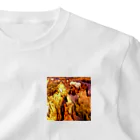 🍩tarojiro(たろじろ) shop🍩の捕らわれの土ロボット模様 One Point T-Shirt