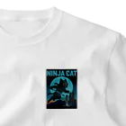 Atena-DesighnのNINJA CAT（1）忍者猫 One Point T-Shirt