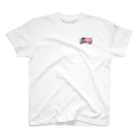 バニラde高収入ショップ［SUZURI店］の【ワンポイント】バニラトラック🚚 One Point T-Shirt