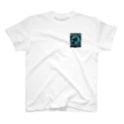 Atena-DesighnのNINJA CAT（1）忍者猫 One Point T-Shirt