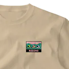 のりものドット絵TシャツのRIDING One Point T-Shirt