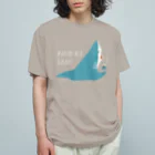 さかたようこ / サメ画家のほっとひと息サメ〈濃いめの地色向け〉  Organic Cotton T-Shirt