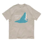 さかたようこ / サメ画家のほっとひと息サメ〈濃いめの地色向け〉  Organic Cotton T-Shirt