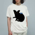 野口清村 / Noguchi Shimuraの撫で猫 Organic Cotton T-Shirt