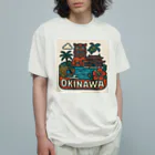 NIPPON POPの旅するTシャツ、沖縄編 Organic Cotton T-Shirt