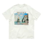 MUGEN ARTのモネ　エトルタの断崖  Claude Monet Organic Cotton T-Shirt