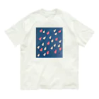 tsumura_goodsのpink rain　ピンクの雨 Organic Cotton T-Shirt