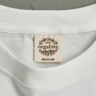 SASARiNS のPianoman カラフル Organic Cotton T-Shirt is made by "Orgabits," a company that cares about the global environment