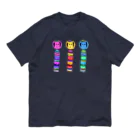 NIKORASU GOの「コケシ」/日本 かわいい レトロ 和風 人形 サブカル コワカワ こけし ゆめかわいい 青森 岩手 秋田 福島 山形 宮城 お土産 グッズ　伝統　工芸　特産　手描き　オリジナル　グッズ　Tシャツ　ハンドメイド調 Organic Cotton T-Shirt
