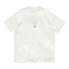 いしだよりこ商店のはなまるブタウサギ💮　スタンディングtype Organic Cotton T-Shirt