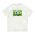 akane_art（茜音工房）のカラフルチワワ（クローバー） Organic Cotton T-Shirt