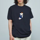 SUIMINグッズのお店の【中】スクール水着のねこ Organic Cotton T-Shirt
