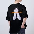 巨大新幹線のロングレッグキャット Oversized T-Shirt