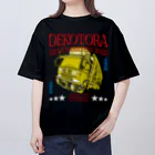 DEKOTORA_ART_EXHIBITIONのDEKOTORA ART EXHIBITION Tシャツ -TypeB- (Black) Oversized T-Shirt