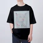 みにゆん　ねこのMysterious ~ magical Oversized T-Shirt