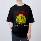 DEKOTORA_ART_EXHIBITIONのDEKOTORA ART EXHIBITION Tシャツ -TypeB- (Black) Oversized T-Shirt
