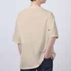 Yuhki | おばけのゆうき 公式オンラインショップのトイプードル３匹(ちぎり絵) Oversized T-Shirt