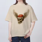 Route56の双翼スカル＆脳 Oversized T-Shirt