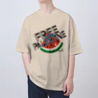 otemochanのFREE PALESTINE Oversized T-Shirt