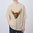 Route56の双翼スカル＆脳 Oversized T-Shirt