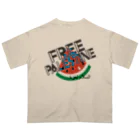 otemochanのFREE PALESTINE Oversized T-Shirt