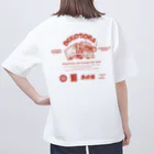 DEKOTORA_ART_EXHIBITIONのDEKOTORA ART EXHIBITION Tシャツ -TypeC- (White) Oversized T-Shirt