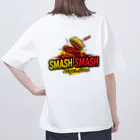 さな/筋肉定食のSMASH SMASH burger stand Oversized T-Shirt