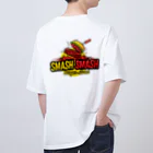 さな/筋肉定食のSMASH SMASH burger stand Oversized T-Shirt