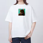 Satochuのハバナブラウン Oversized T-Shirt