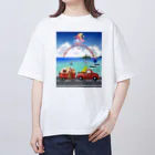 CyberArmadilloの湘南藤沢（2430）ナイトコレクション Oversized T-Shirt