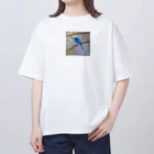 DROOMの自然と蒼い鳥 Oversized T-Shirt