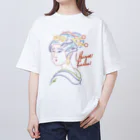 浮世絵はんのシンプルポップ浮世絵はん Oversized T-Shirt