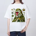 ロボぞう工務店の森が描く肖像 Oversized T-Shirt
