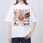 オズマジョの文鳥の縁起もの Oversized T-Shirt