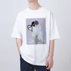keeeeeep smilingのchill vibes Oversized T-Shirt