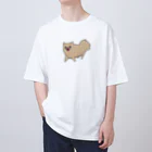 ひとなつおもい🍨Hitonatsu Omoiのポメラニアンげんきグッズ Oversized T-Shirt