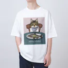 I am Pan.のonaka PEKO PEKO Oversized T-Shirt