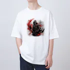 モア吉のフードを被った忍者 Oversized T-Shirt